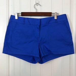 J Crew factory chino city fit shorts blue